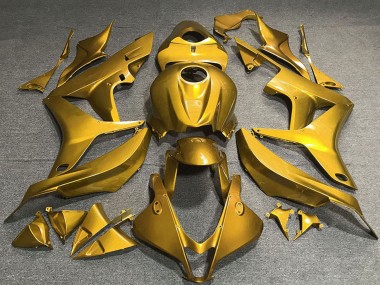 Custom 2007-2008 Honda CBR600RR Motorcycle Fairings - Gold UK
