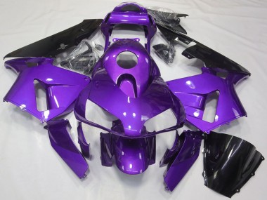 Custom 2003-2004 Honda CBR600RR Motorcycle Fairing - Purple Glossy Black UK