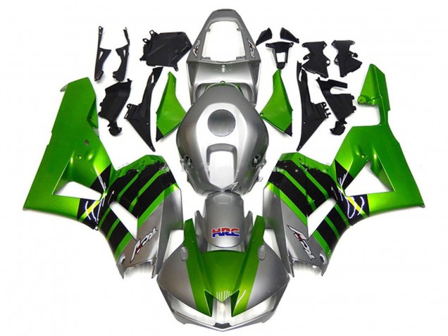 2013-2026 Honda CBR600RR Motorcycle Fairings - Silver Green Glossy Black HRC UK