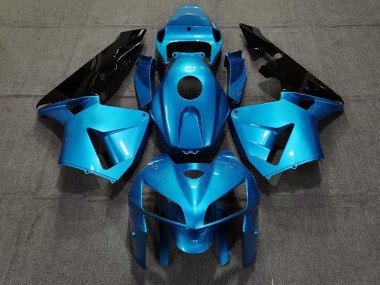 Custom 2005-2006 Honda CBR600RR Motorcycle Fairings - Light Blue CBR Style UK