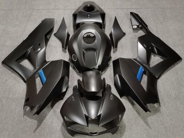 Custom 2013-2026 Honda CBR600RR Motorcycle Fairings - Matte Black Light Blue UK