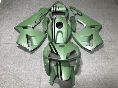 Custom 2005-2006 Honda CBR600RR Motorcycle Fairings - Matte Green UK
