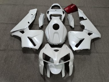 Custom 2005-2006 Honda CBR600RR Motorcycle Fairings - Pearl White UK