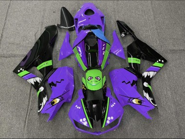 Custom 2013-2026 Honda CBR600RR Motorcycle Fairings - Purple Green Blue Glossy Black Shark UK
