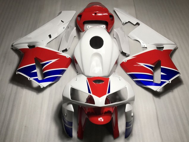 2005-2006 Honda CBR600RR Motorcycle Fairings - White Red Blue UK