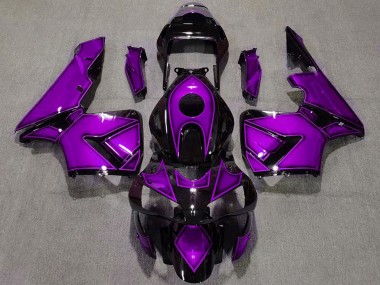 Custom 2003-2004 Honda CBR600RR Motorcycle Fairings - Purple Glossy Black UK