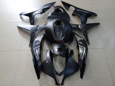 Custom 2007-2008 Honda CBR600RR Motorcycle Fairings - Matte Dark Blue UK