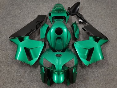 Custom 2005-2006 Honda CBR600RR Motorcycle Fairings - Teal CBR Style UK