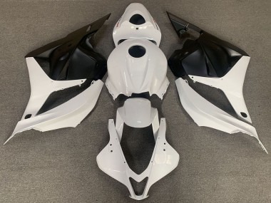 Custom 2009-2012 Honda CBR600RR Motorcycle Fairings - White Matte Black UK