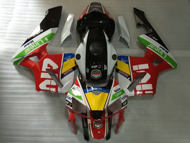 2005-2006 Honda CBR600RR Motorcycle Fairings - White Red Givi UK