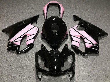 Custom 2004-2007 Honda CBR600 F4i Motorcycle Fairings - Pink Glossy Black UK