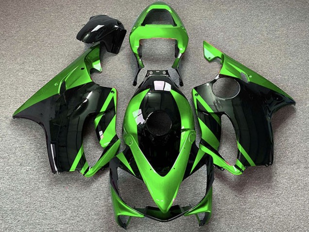 2001-2003 Honda CBR600 F4i Motorcycle Fairings - Green Glossy Black UK