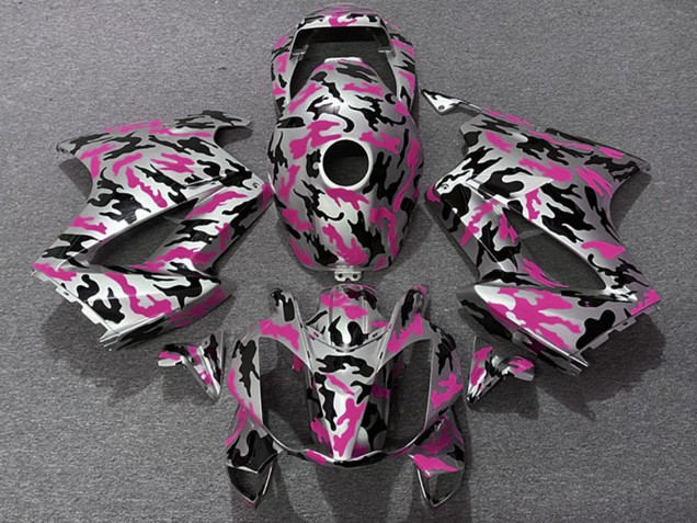 2002-2013 Honda VFR 800 Motorcycle Fairings - Pink Camouflage UK