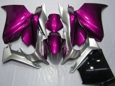 Custom 2010-2014 Honda VFR 1200 Motorcycle Fairings - Silver Pink UK