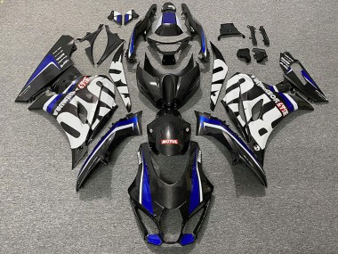 Custom 2017-2025 Suzuki GSXR 1000 Motorcycle Fairings - Carbon Fiber Style Blue UK