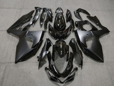 Custom 2009-2016 Suzuki GSXR 1000 Motorcycle Fairings - Glossy Black Matte Black UK