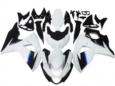 Custom 2009-2016 Suzuki GSXR 1000 Motorcycle Fairing Kits - White Blue Black UK