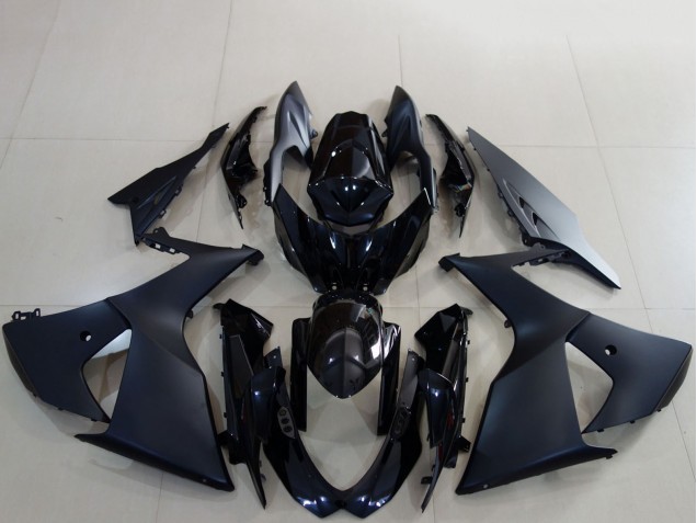 2009-2016 Suzuki GSXR 1000 Motorcycle Fairings - Matte Black Glossy Black UK