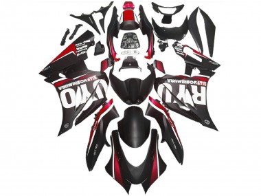Custom 2017-2025 Suzuki GSXR 1000 Abs Motorcycle Fairings - Matte Black Red UK