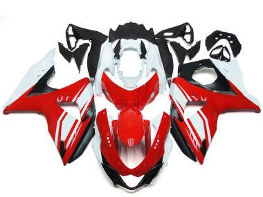 Custom 2009-2016 Suzuki GSXR 1000 Motorcycle Fairings - White Red Black UK