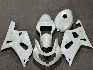 Custom 2001-2003 Suzuki GSXR 600 / GSXR 750 Motorcycle Fairings - Pearl White UK