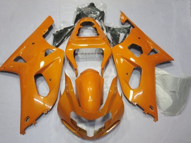 Custom 2001-2003 Suzuki GSXR 600 / GSXR 750 Motorcycle Fairings - Sunrise Orange UK