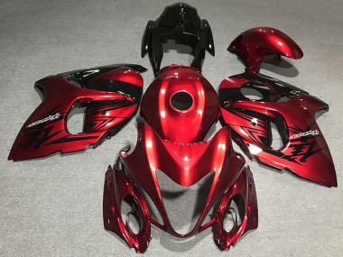 Custom 2008-2020 Suzuki GSXR 1300 Motorcycle Fairings - Deep Red UK