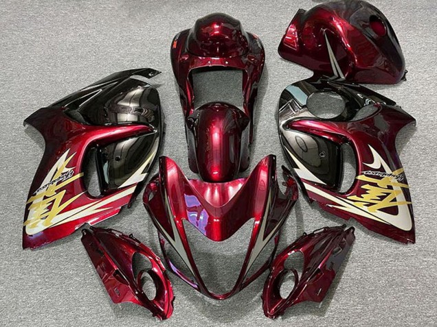 2008-2020 Suzuki GSXR 1300 Motorcycle Fairings - Deep Red Gold UK