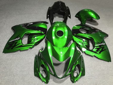 Custom 2008-2020 Suzuki GSXR 1300 Motorcycle Fairing - Glossy Green Black UK