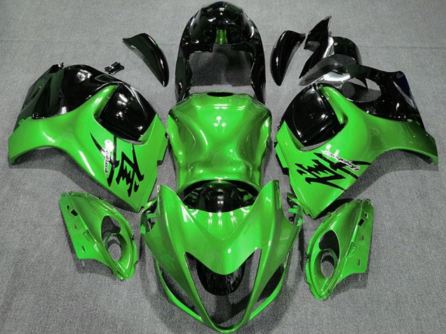 2008-2020 Suzuki GSXR 1300 Motorcycle Fairings - Glossy Green and Black UK