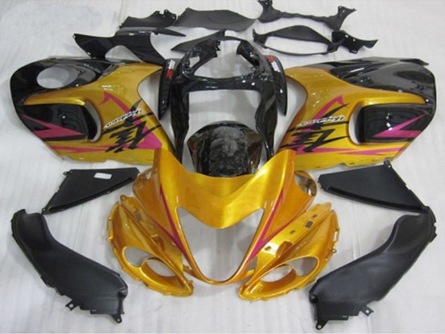2008-2020 Suzuki GSXR 1300 Motorcycle Fairings - Gold Black UK