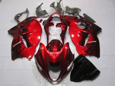 Custom 1996-2007 Suzuki GSXR 1300 Motorcycle Fairings - Red UK