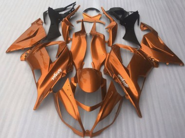 Custom 2016-2020 Kawasaki ZX10R Motorcycle Fairings - Dark Orange UK