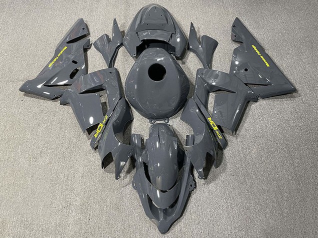 2004-2005 Kawasaki ZX10R Motorcycle Fairings - Dark Grey with Logo UK
