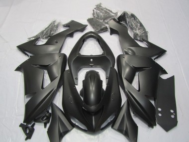 Custom 2006-2007 Kawasaki ZX10R Motorcycle Fairings - Matte Black UK