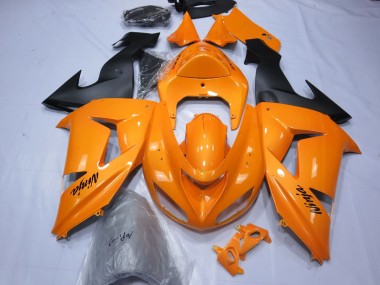 Custom 2006-2007 Kawasaki ZX10R Motorcycle Fairings - Orange UK