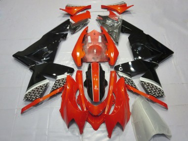 Custom 2004-2005 Kawasaki ZX10R Motorcycle Fairings - Red Black UK