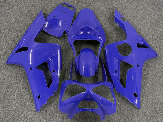 2003-2004 Kawasaki ZX6R Motorcycle Fairings - Blue UK