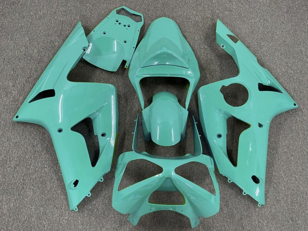 2003-2004 Kawasaki ZX6R Motorcycle Fairings - Cyan UK