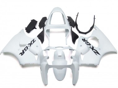 Custom 2000-2002 Kawasaki ZX6R Motorcycle Fairings - Glossy White UK