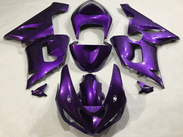 2005-2006 Kawasaki ZX6R Motorcycle Fairings - Purple UK