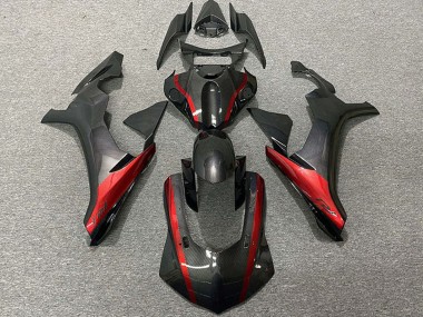 Custom 2015-2019 Yamaha R1 Motorcycle Fairings - Carbon Fiber Style Red UK