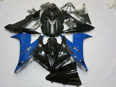 Custom 2004-2006 Yamaha R1 Motorcycle Fairings - Glossy Black Matte Black Blue UK