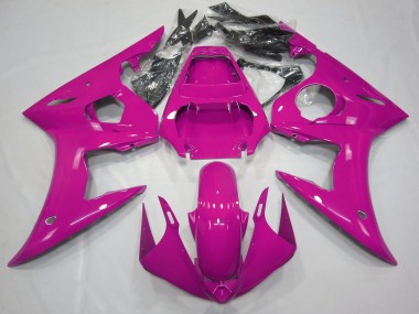 Custom 2003-2004 Yamaha R6 Motorcycle Fairings - Glossy Pink UK
