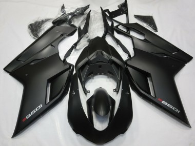 Custom 2007-2014 Ducati 1098 Motorcycle Fairings - Matte Black UK