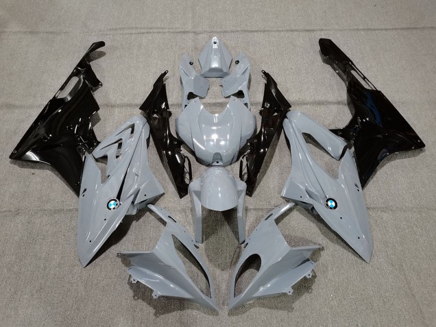 2015-2016 BMW S1000RR Motorcycle Fairings - Nardo Grey Glossy Black UK