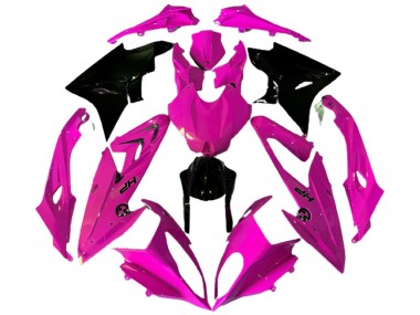 Custom 2009-2014 BMW S1000RR Motorcycle Fairings - Pink Glossy Black HP UK