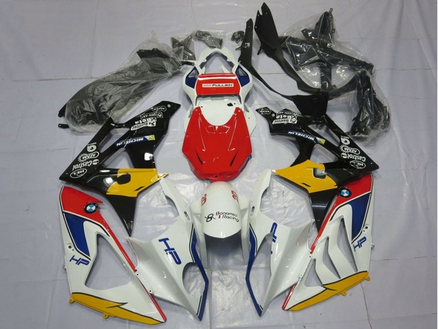 2015-2016 BMW S1000RR Motorcycle Fairings - White Red Blue Yellow Black HP UK