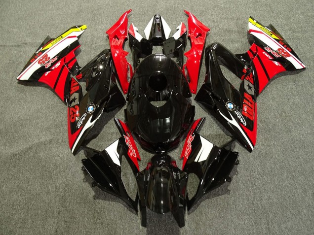 2015-2016 BMW S1000RR Motorcycle Fairings - White Red Yellow Glossy Black UK