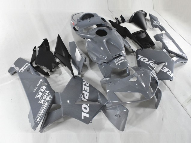 2005-2006 Honda CBR600RR Motorcycle Fairings - Nardo Grey White Repsol UK